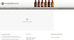 Desktop Screenshot of fanoebryghus.dk