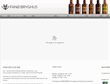 Tablet Screenshot of fanoebryghus.dk